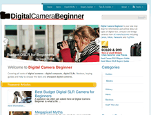 Tablet Screenshot of digitalcamerabeginner.net